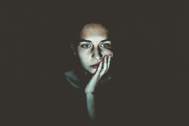 Concerned woman